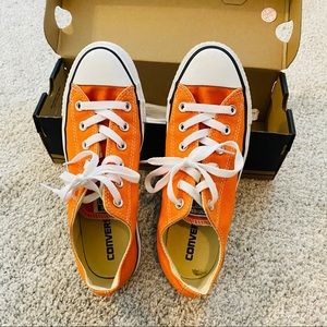 Orange Converse